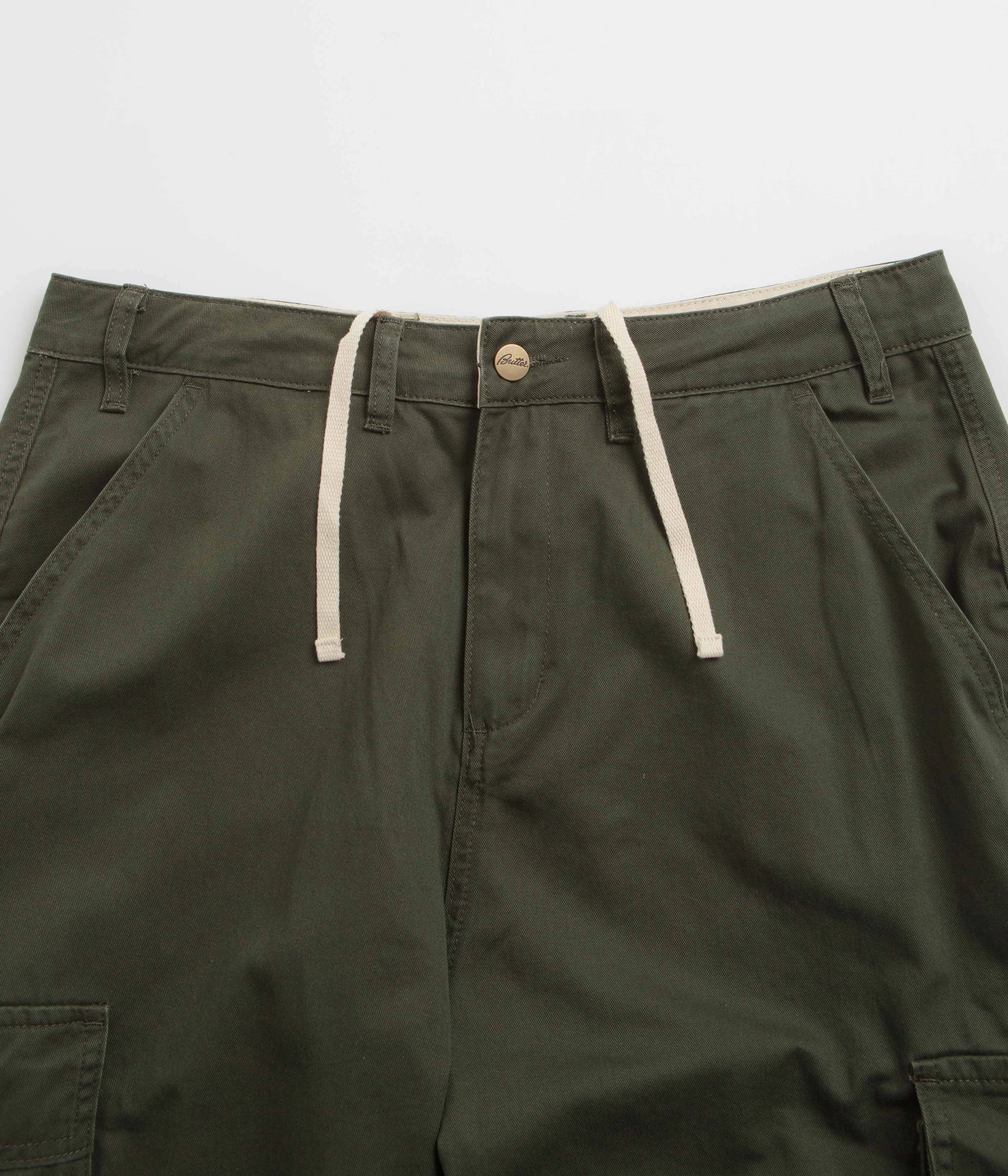 Stable Shape Lounge-friendly Butter Goods Field Cargo Pants - Forest Green