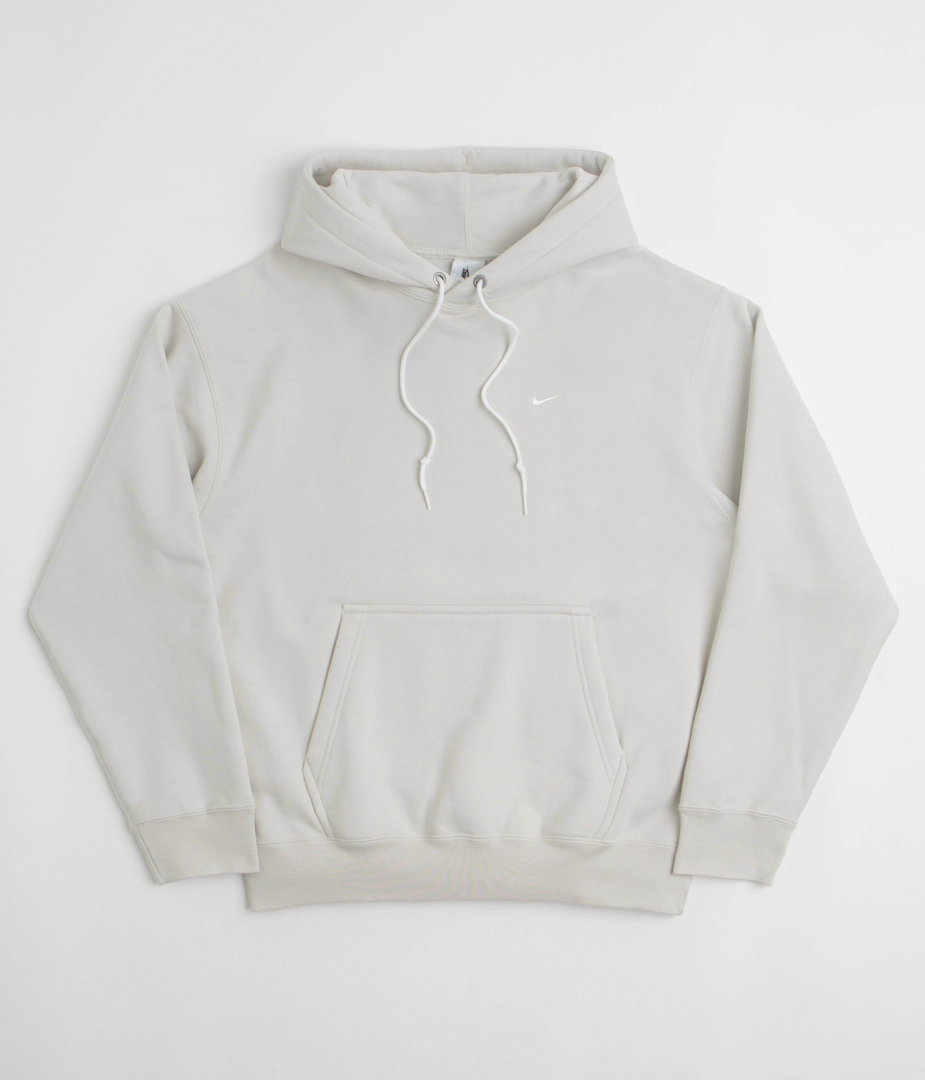 semi-formal event Nike Solo Swoosh Hoodie - Light Bone / White