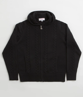 Yardsale Ivy Hoodie - Black Georgette details City Wear Style