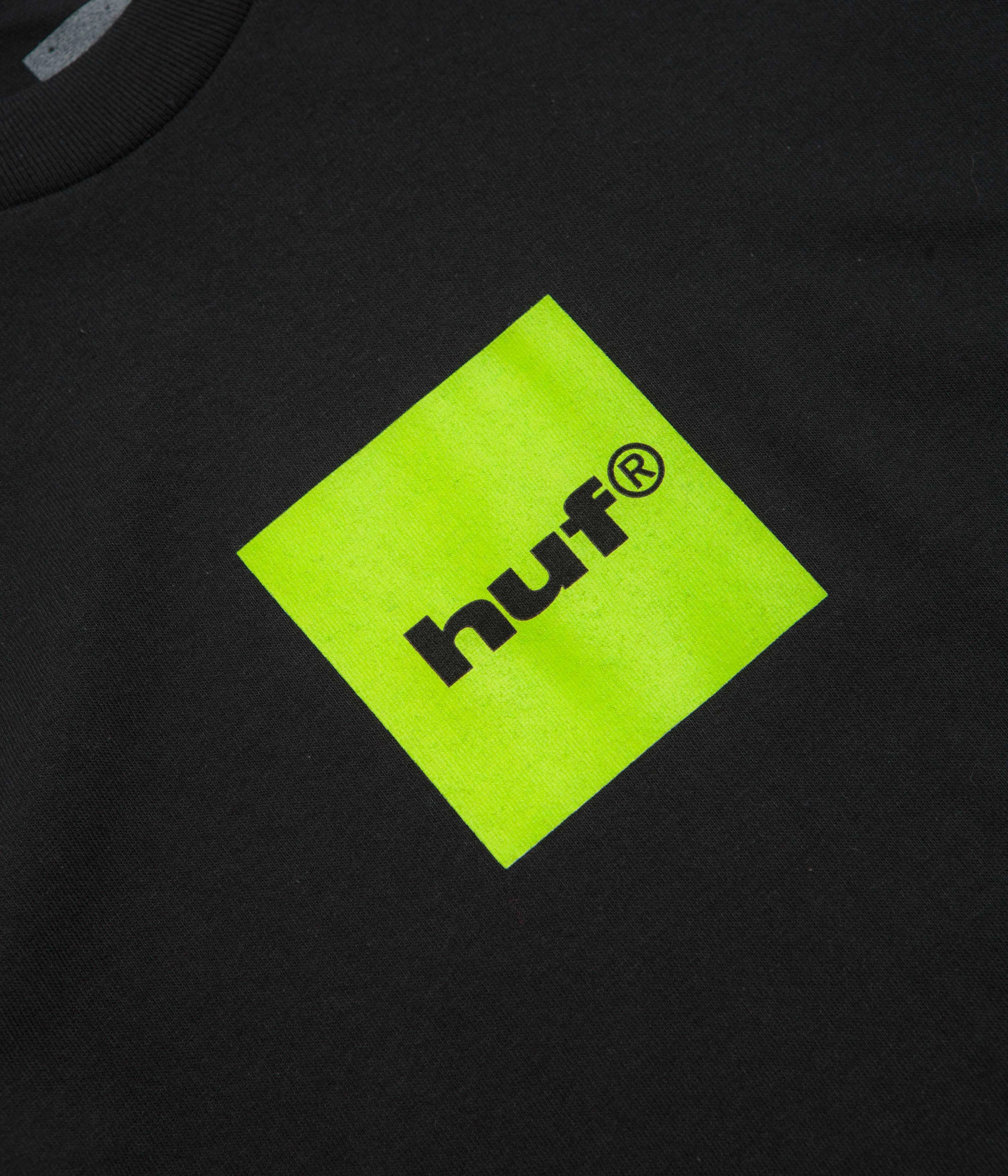 Hypoallergenic Fibers Seasonal Layer HUF 89 Box Logo T-Shirt - Black