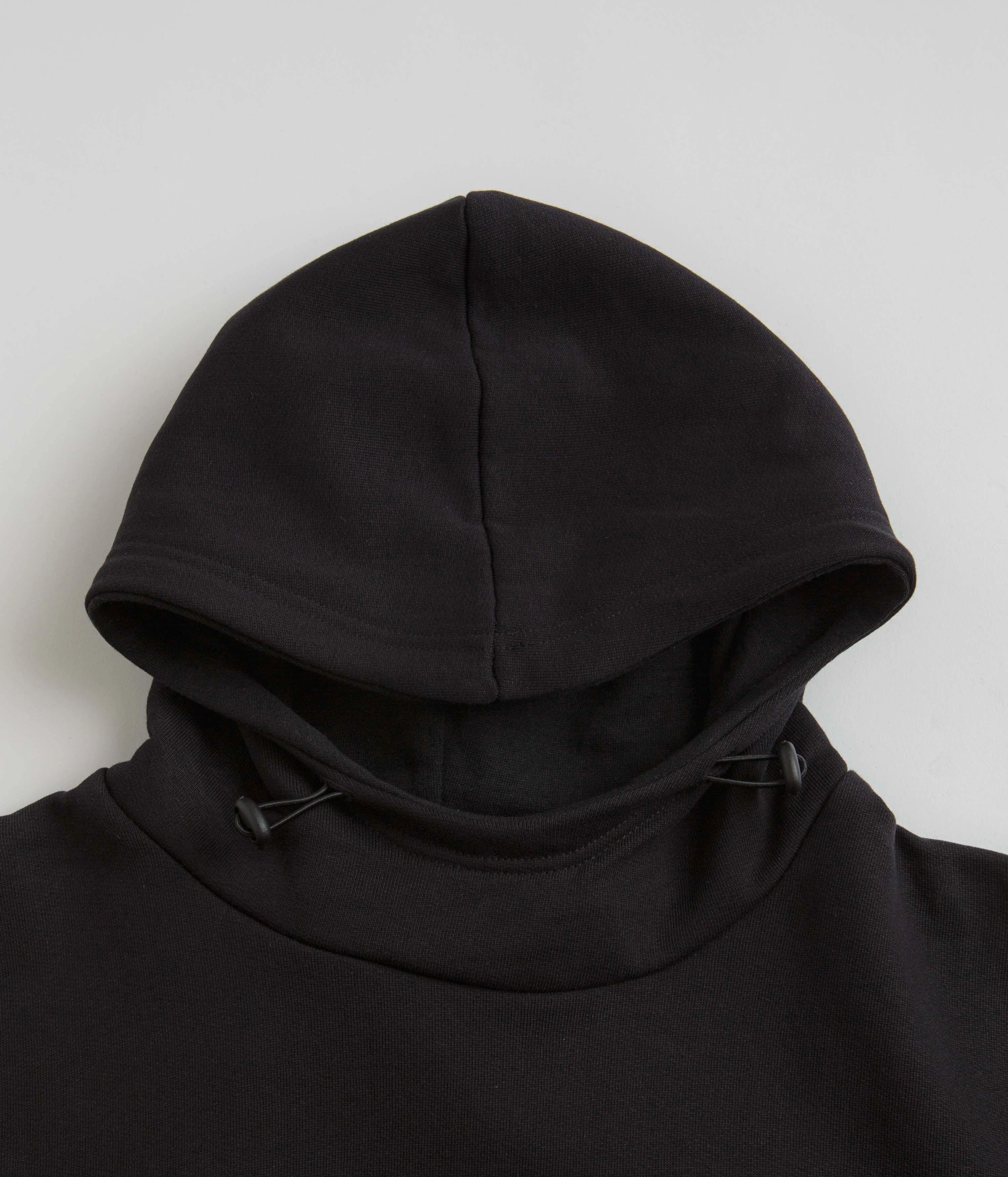 Camel like upcycled design Poetic Collective Ninja Hoodie - Black