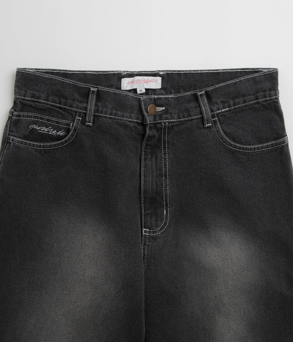 Yardsale Phantasy Panel Jeans - Black / Faded Weekend Getaway Minimalist Breathable