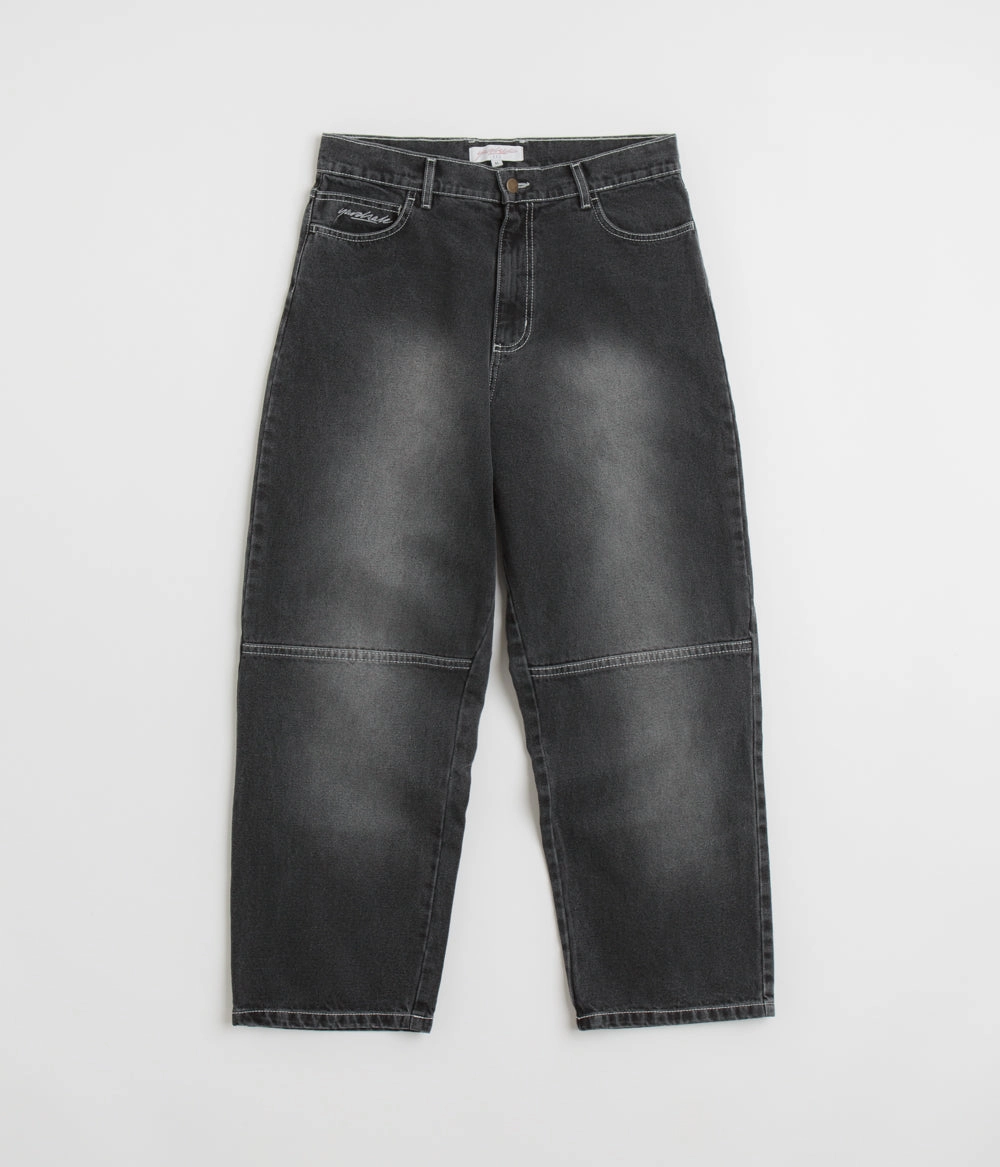 Yardsale Phantasy Panel Jeans - Black / Faded Comfortable Design