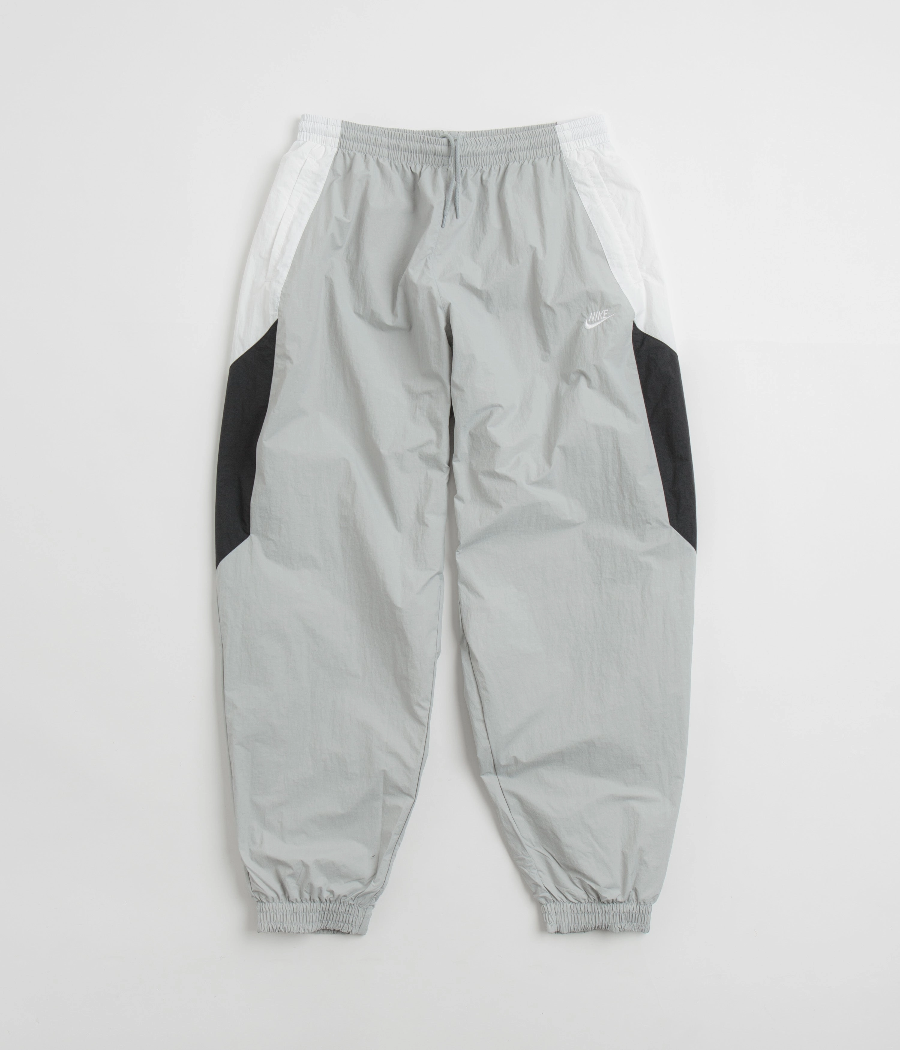 Nike Woven Track Pants - Light Smoke Grey / White / Black / White Chilly Day Comfort