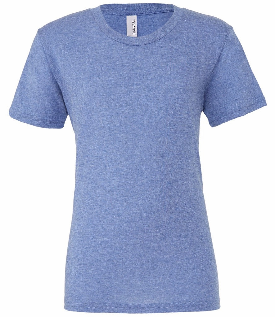 Tri-Blend Crew Neck T-Shirt | BLUE TRI-BLEND Basic Top Seasonal Layer