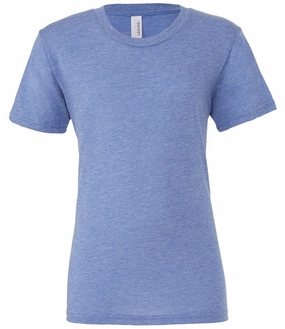 Tri-Blend Crew Neck T-Shirt | BLUE TRI-BLEND Basic Top Seasonal Layer