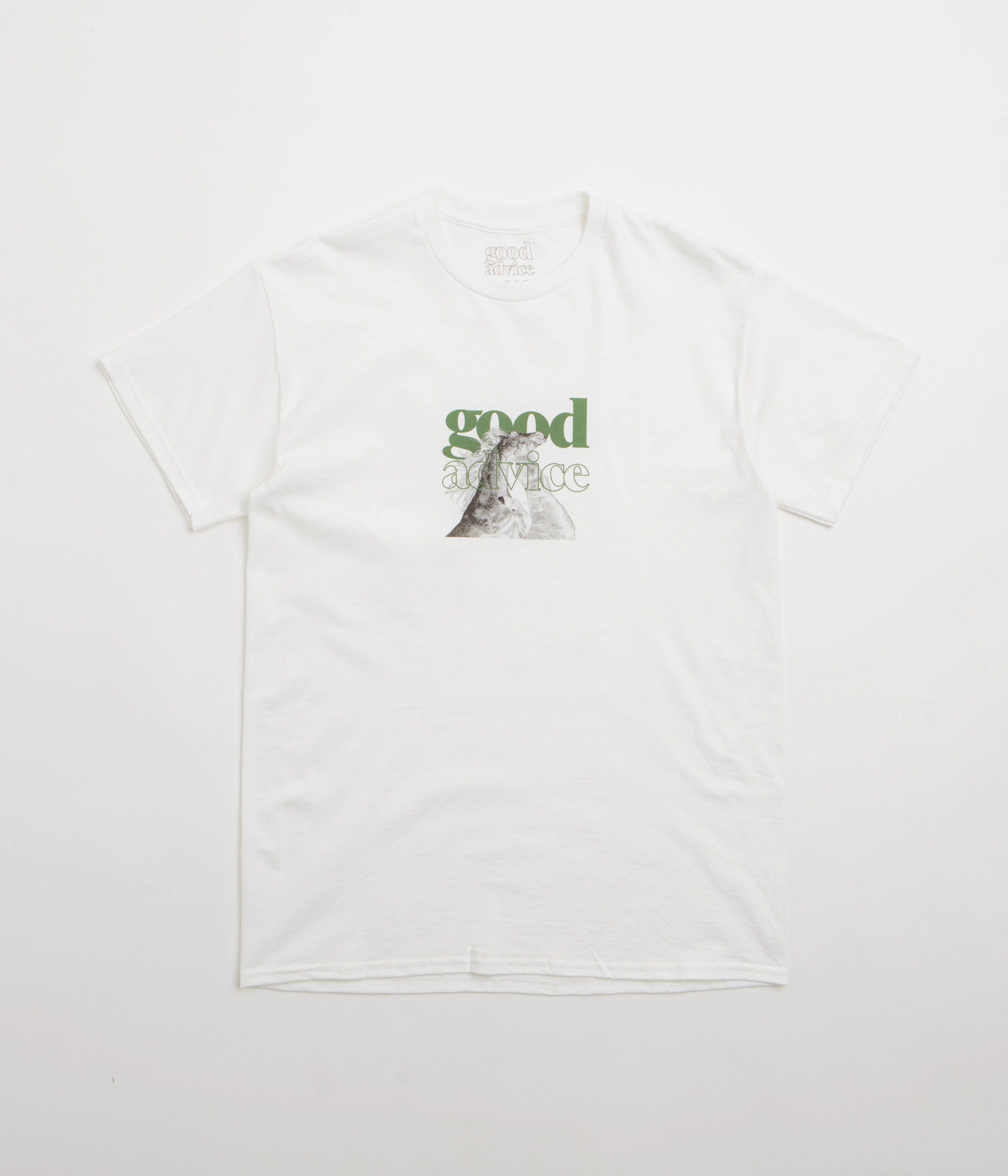 Good Advice Kelpies T-Shirt - White Weekend Comfort Basic Top