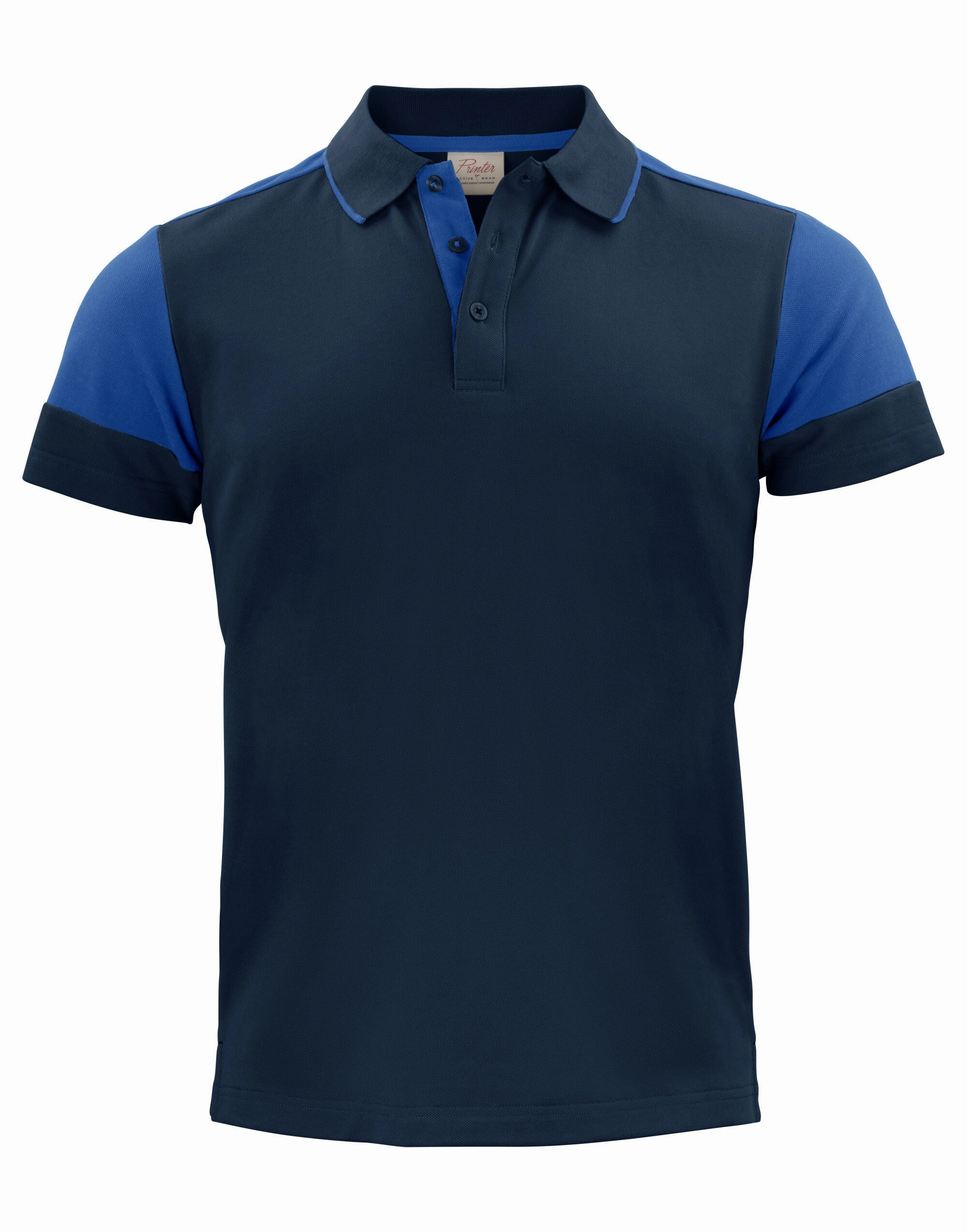 Everyday Fit Two Tone Polo | NAVY/COBALT