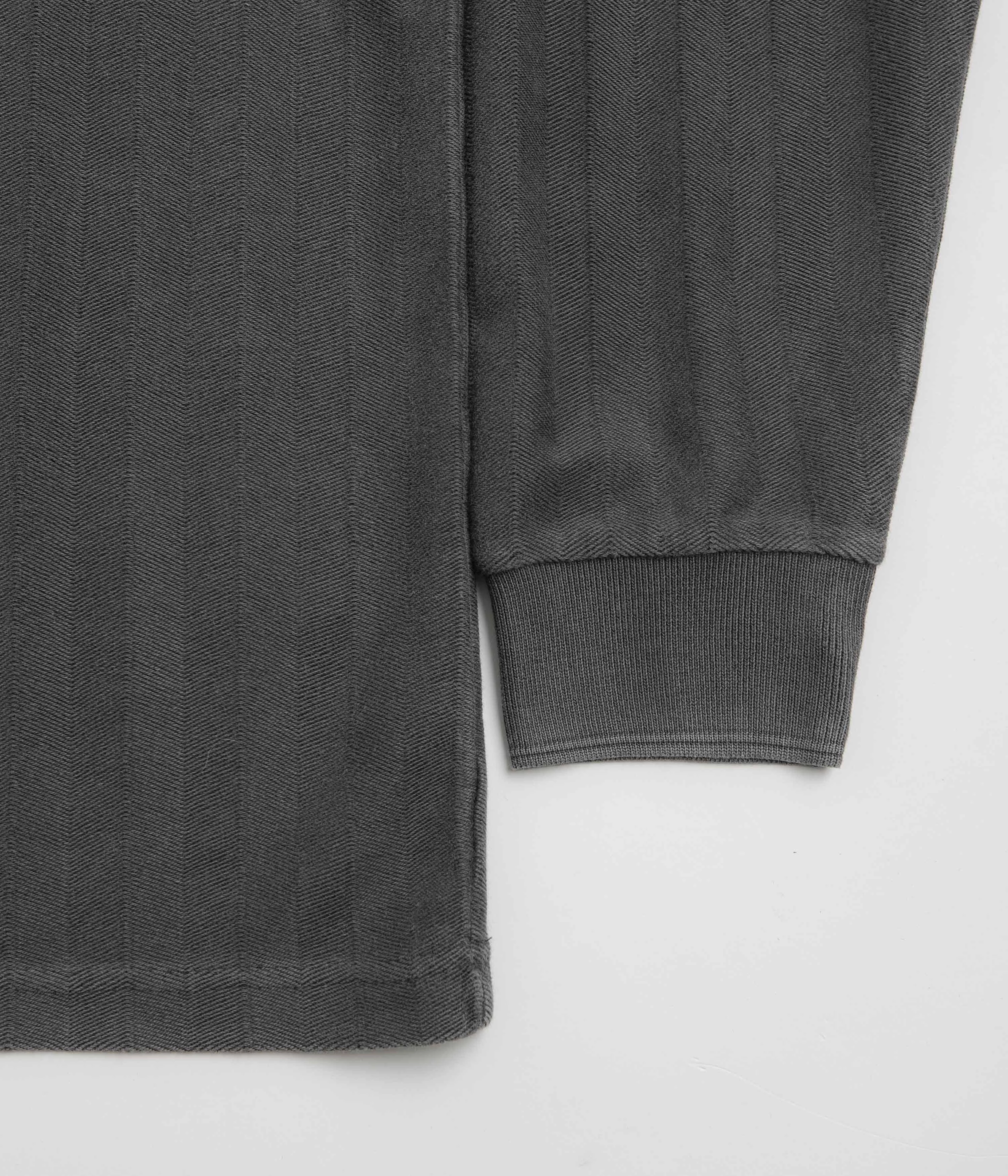 Carhartt Morrison Rugby Shirt - Black Tall Length