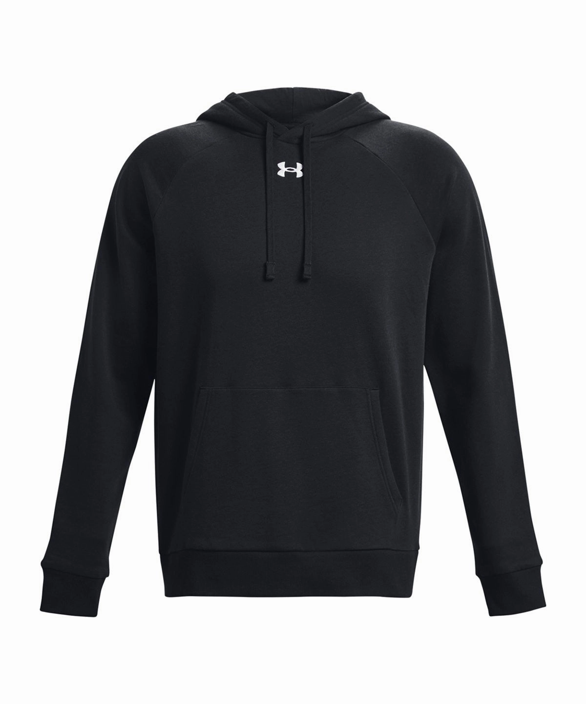 Budget Friendly Soft Sense UA Rival Fleece Hoodie | BLACK/WHITE