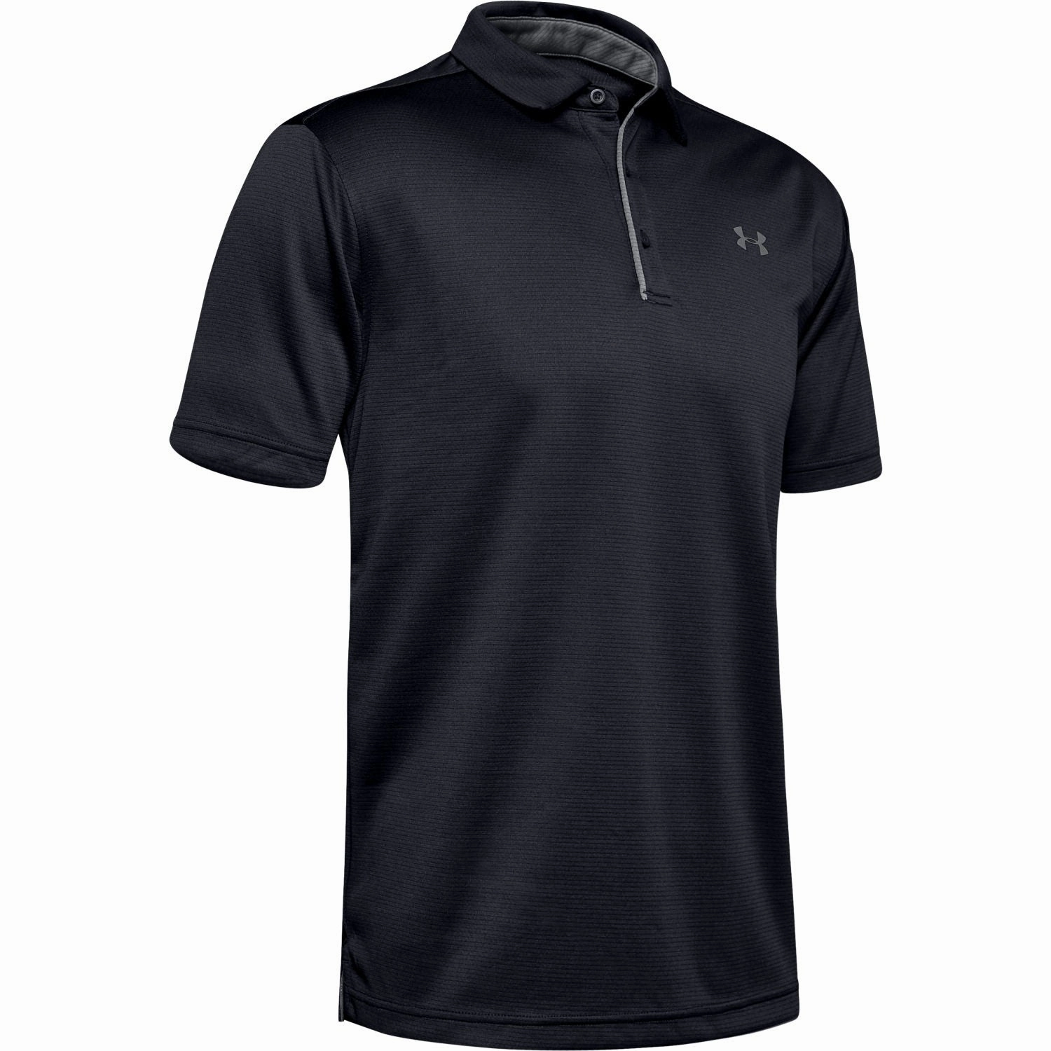 Outdoor Lifestyle Comfortable Collar UA Tech Polo | BLACK/GRAPHITE