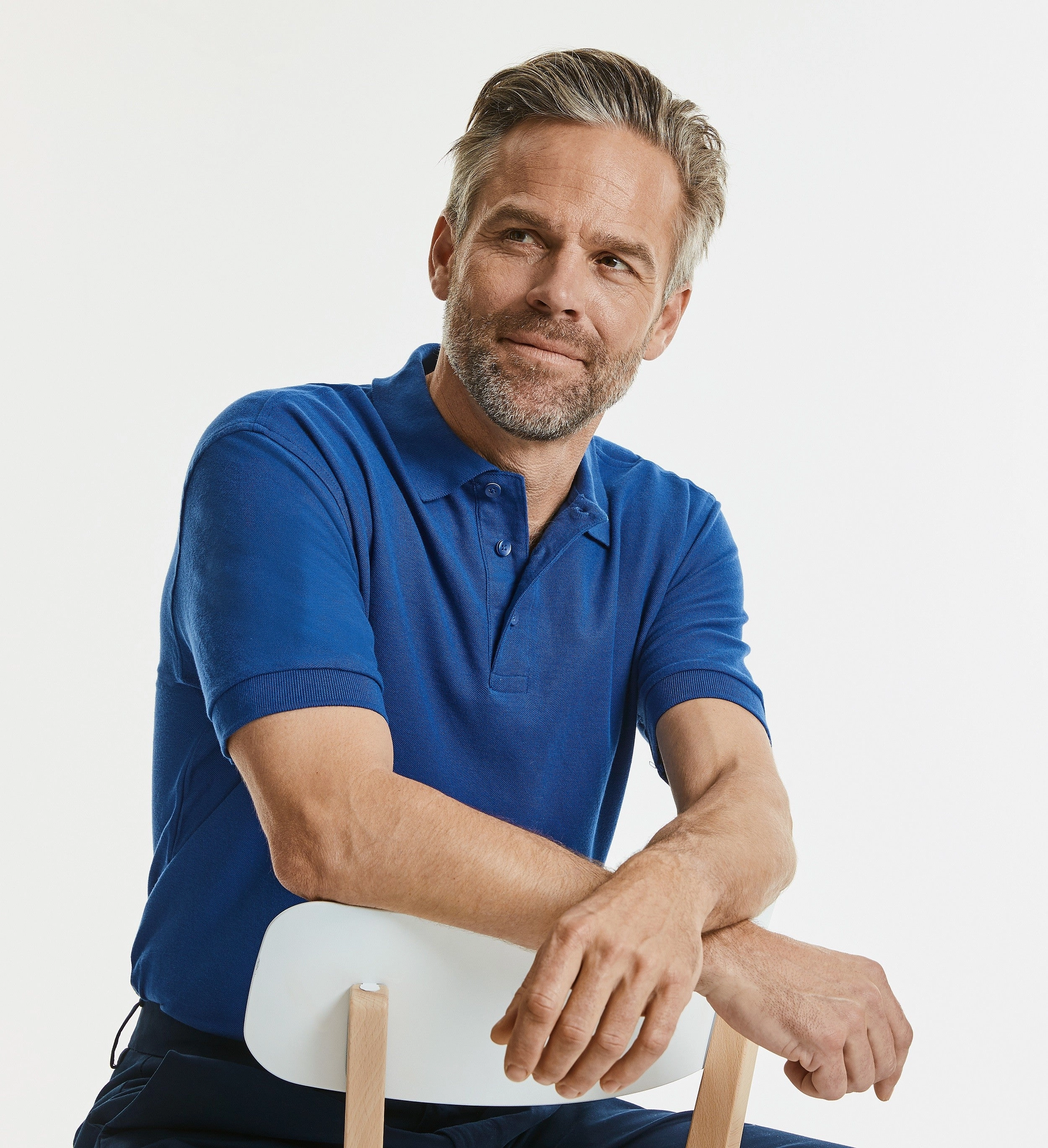 AntiBacterial Coating Ultimate Cotton Polo | AZURE