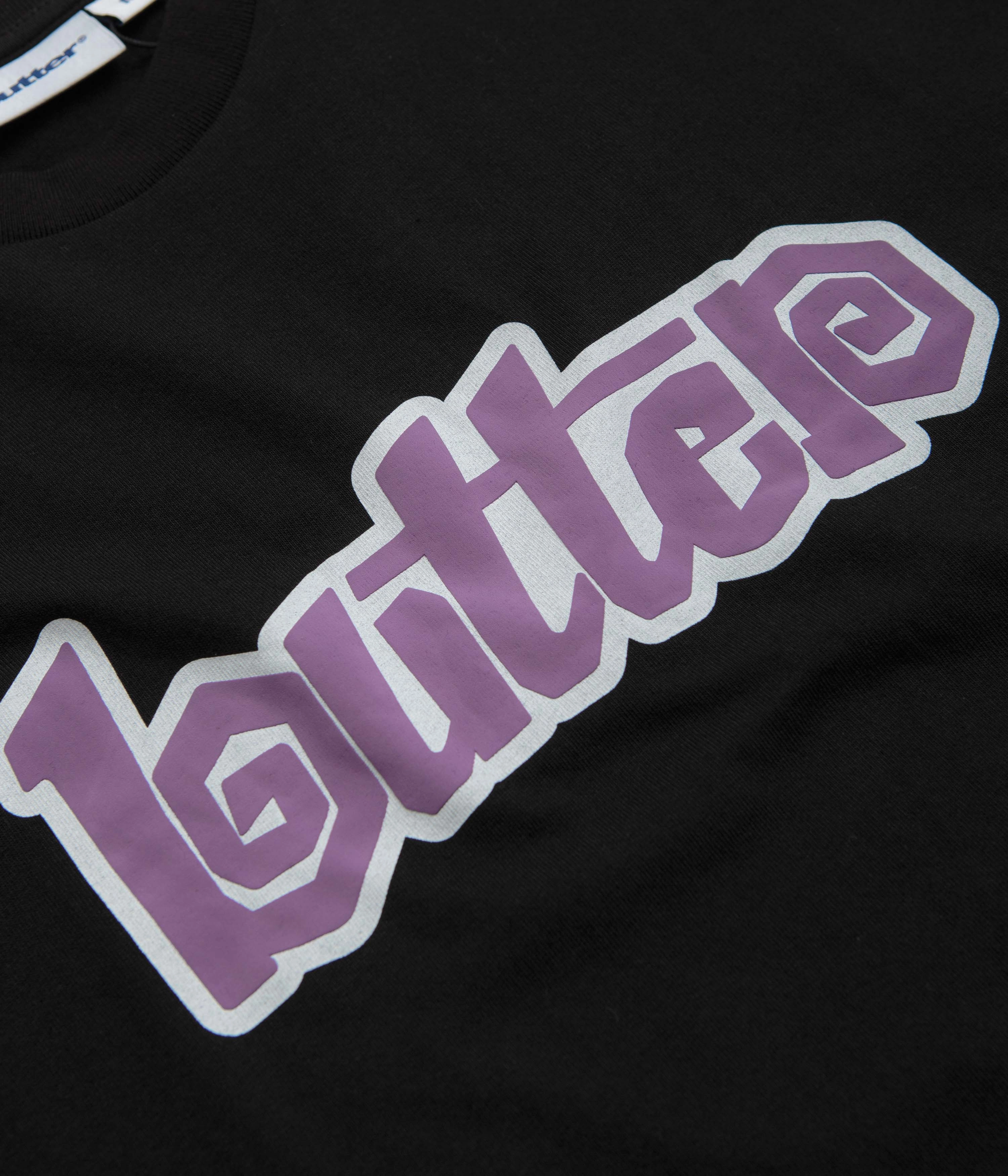 Butter Goods Swirl T-Shirt - Black / Purple Soft and durable Classic timelessness