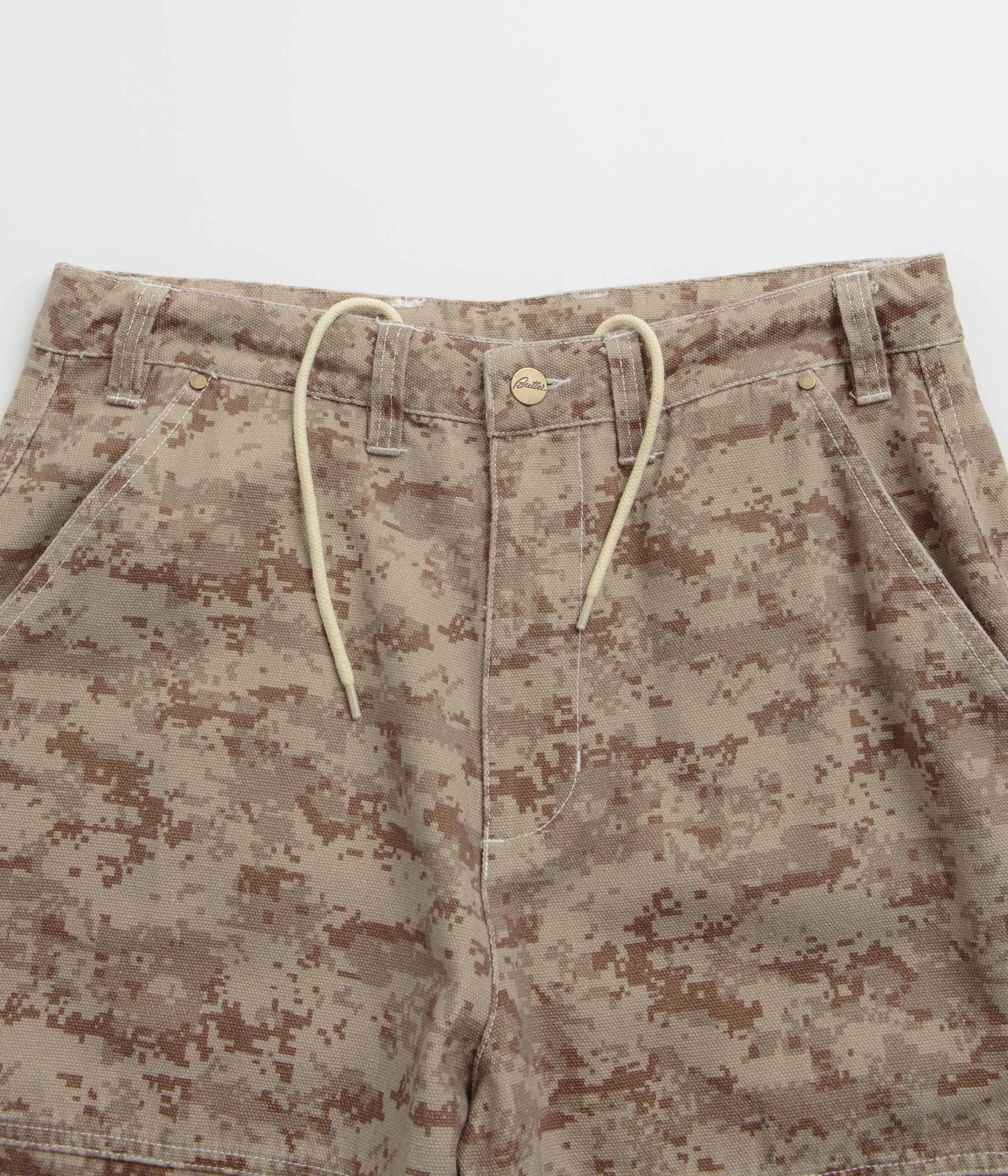 Butter Goods Work Pants - Digital Camo Plus-size option UV protection coating