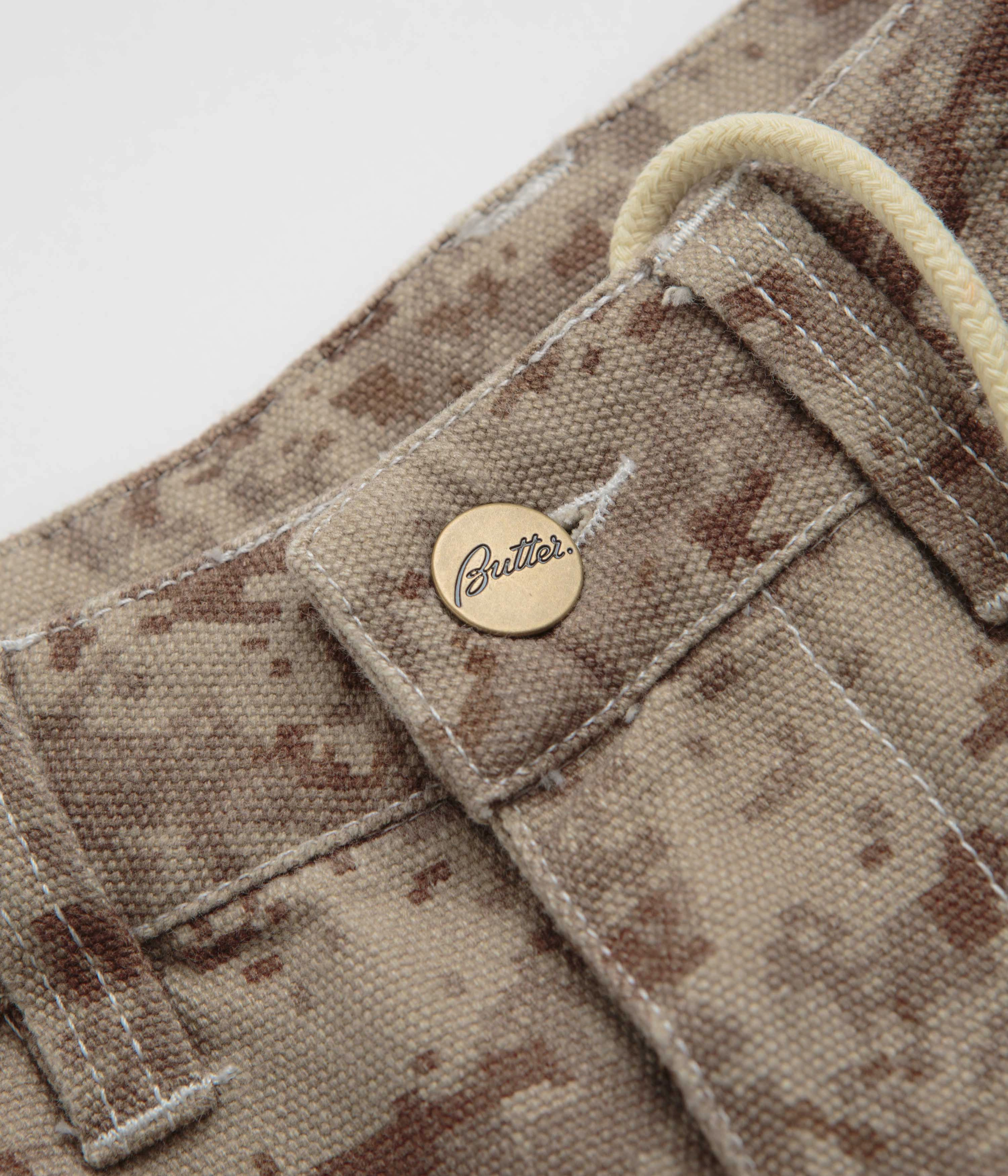 Smooth Fabric Butter Goods Work Pants - Digital Camo