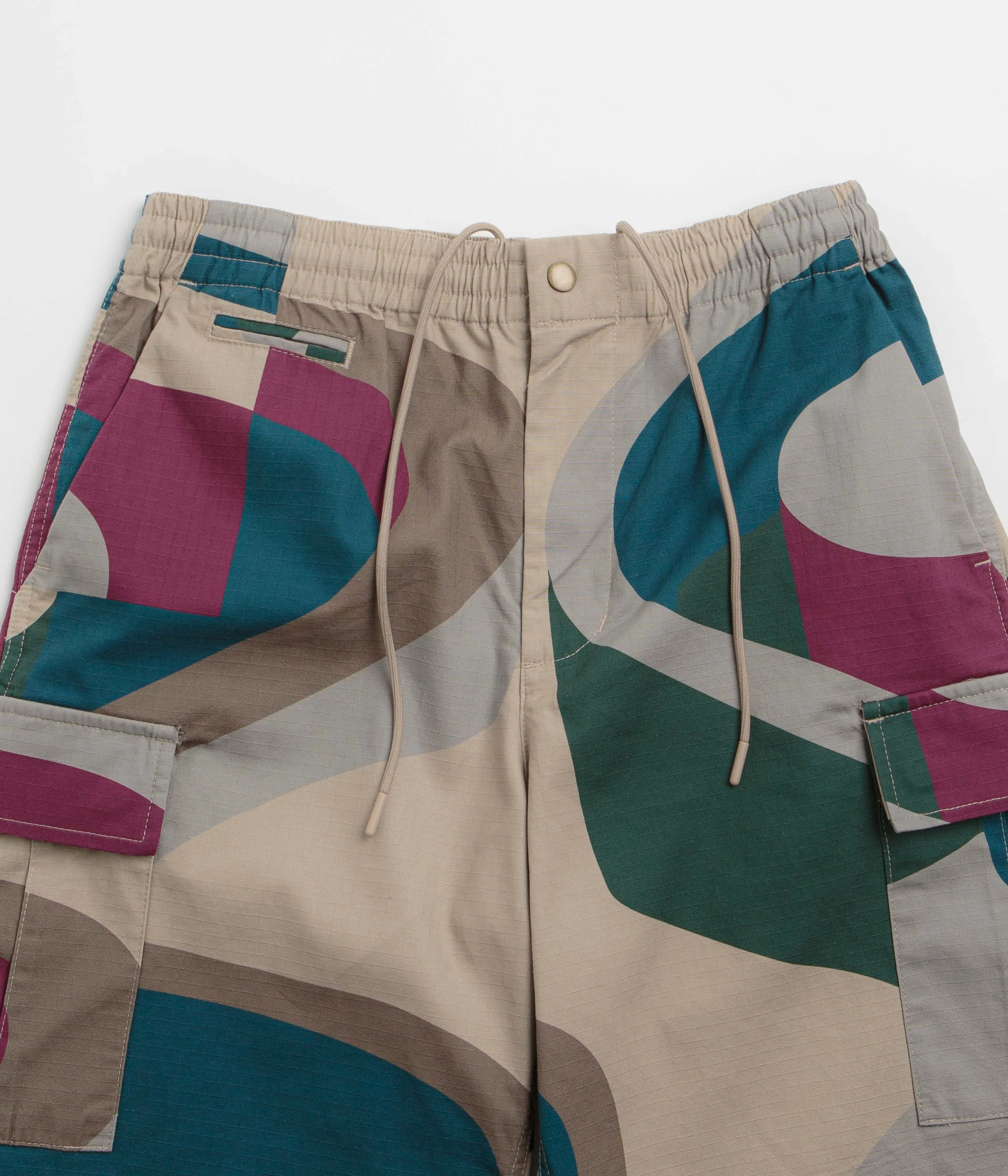 by Parra The Wall Camo Shorts - Sand Tear Resistant Fabric