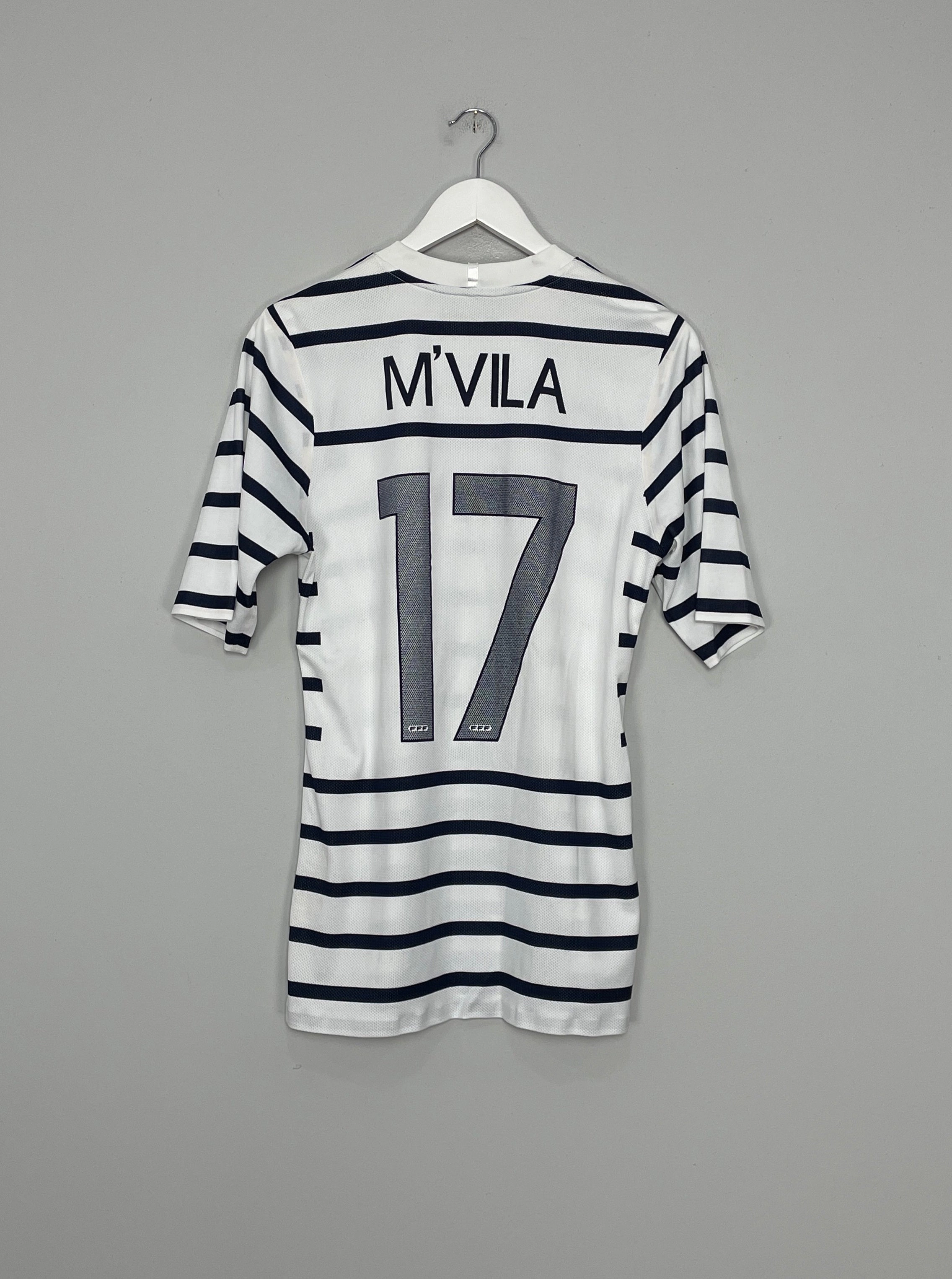 Eco Friendly Material Neutral Look 2011/12 FRANCE M'VILA #17 *PLAYER ISSUE* AWAY SHIRT (M) NIKE