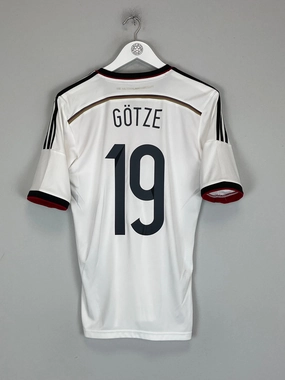 2014/15 GERMANY GOTZE #19 HOME SHIRT (S) ADIDAS Elasticated Waistband Design Streetwear Style
