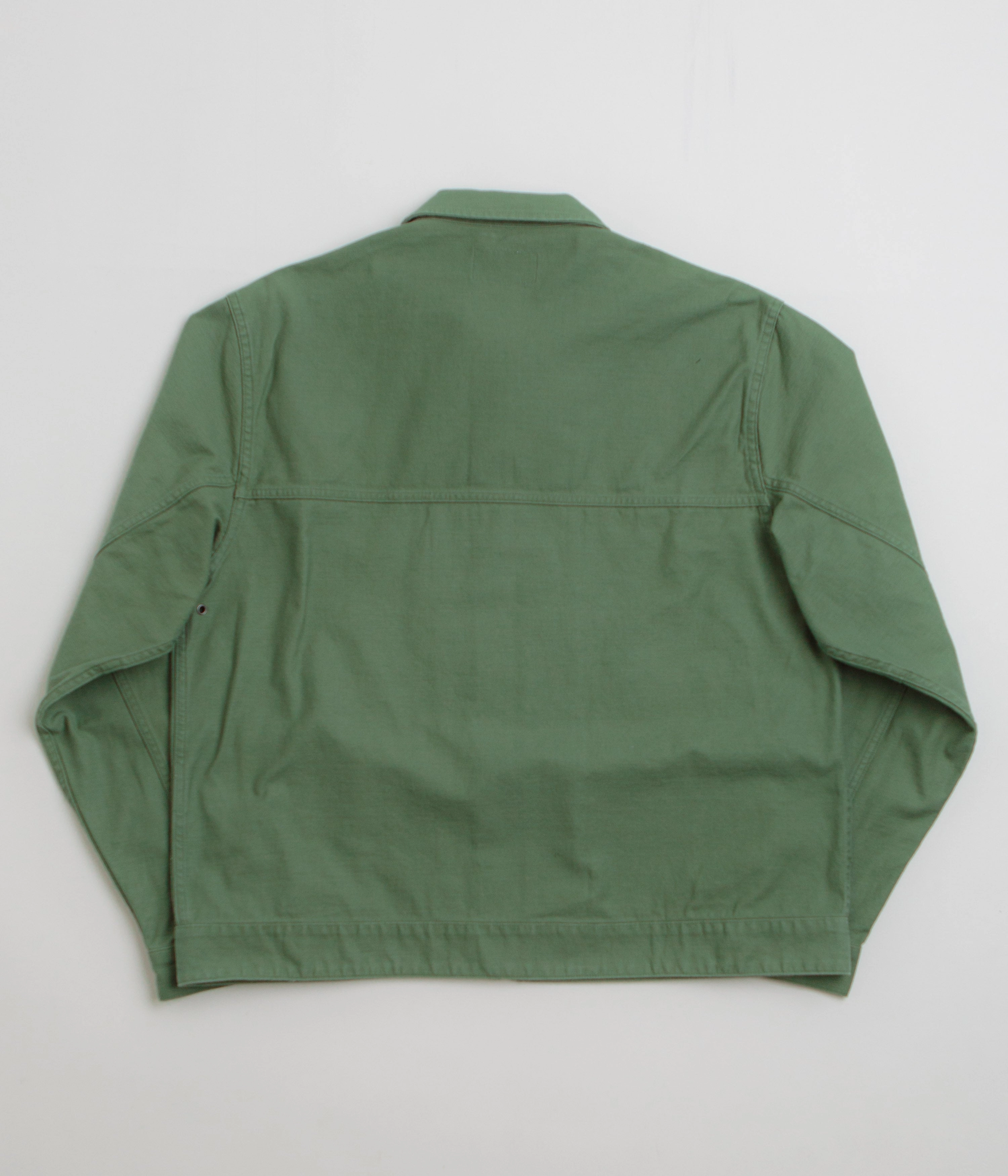 thisisneverthat Washed Work Jacket - Green All Day Wear suitable for solo travel