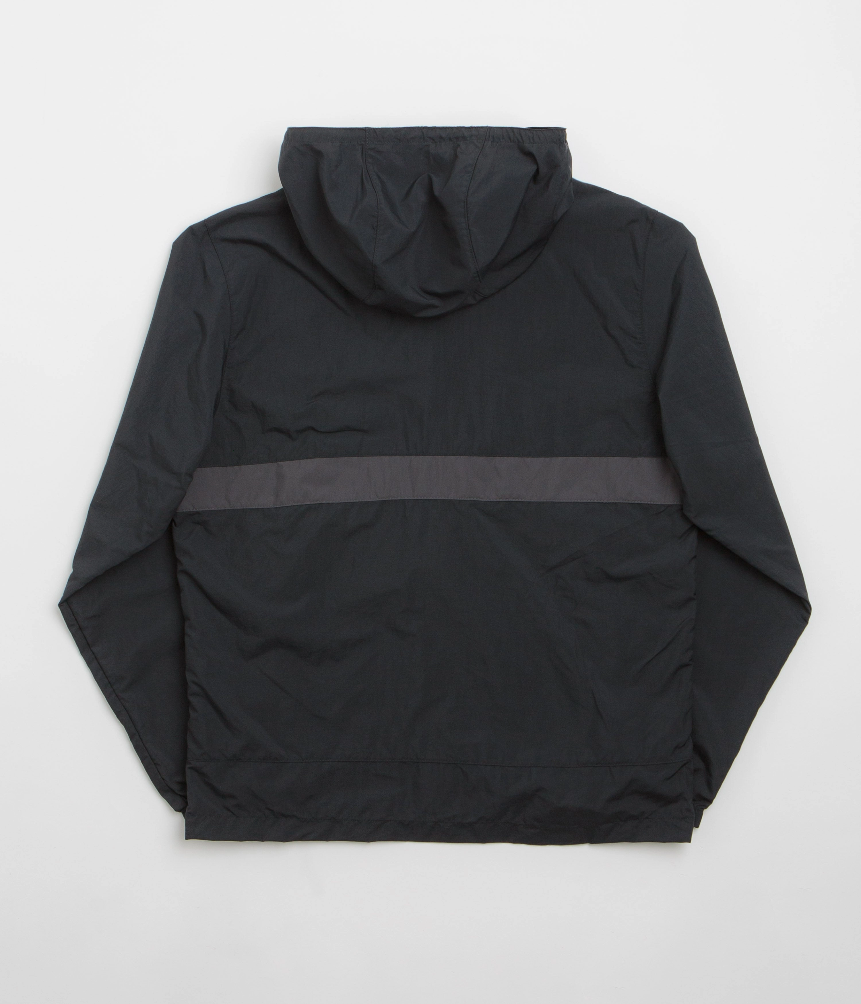 Columbia Spire Valley Hooded Windbreaker Jacket - Black / Shark Zip Off Detailing Wedding