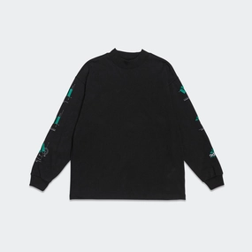 Quick Release Hem EQT LS Logo Tee - Black