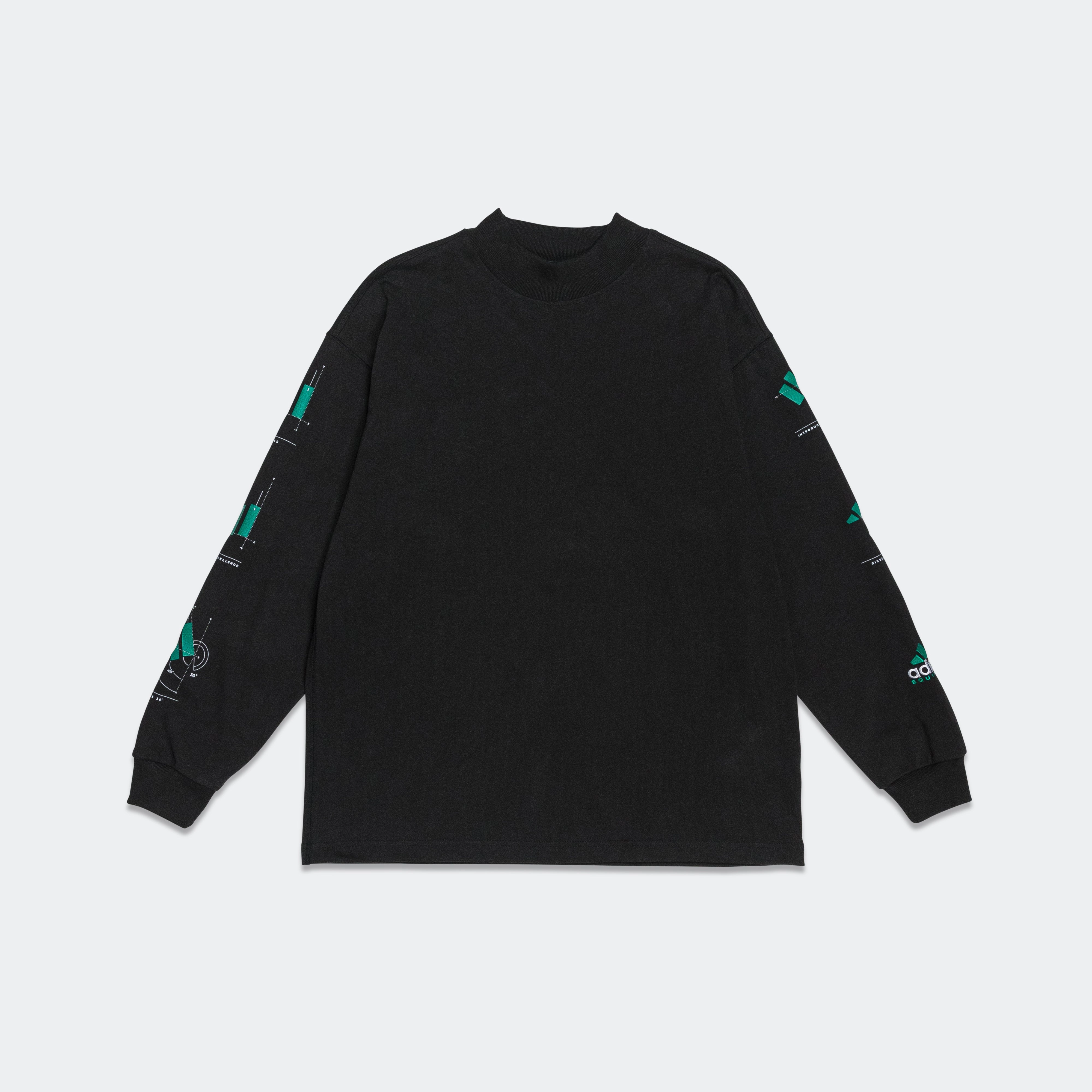 Quick Release Hem EQT LS Logo Tee - Black