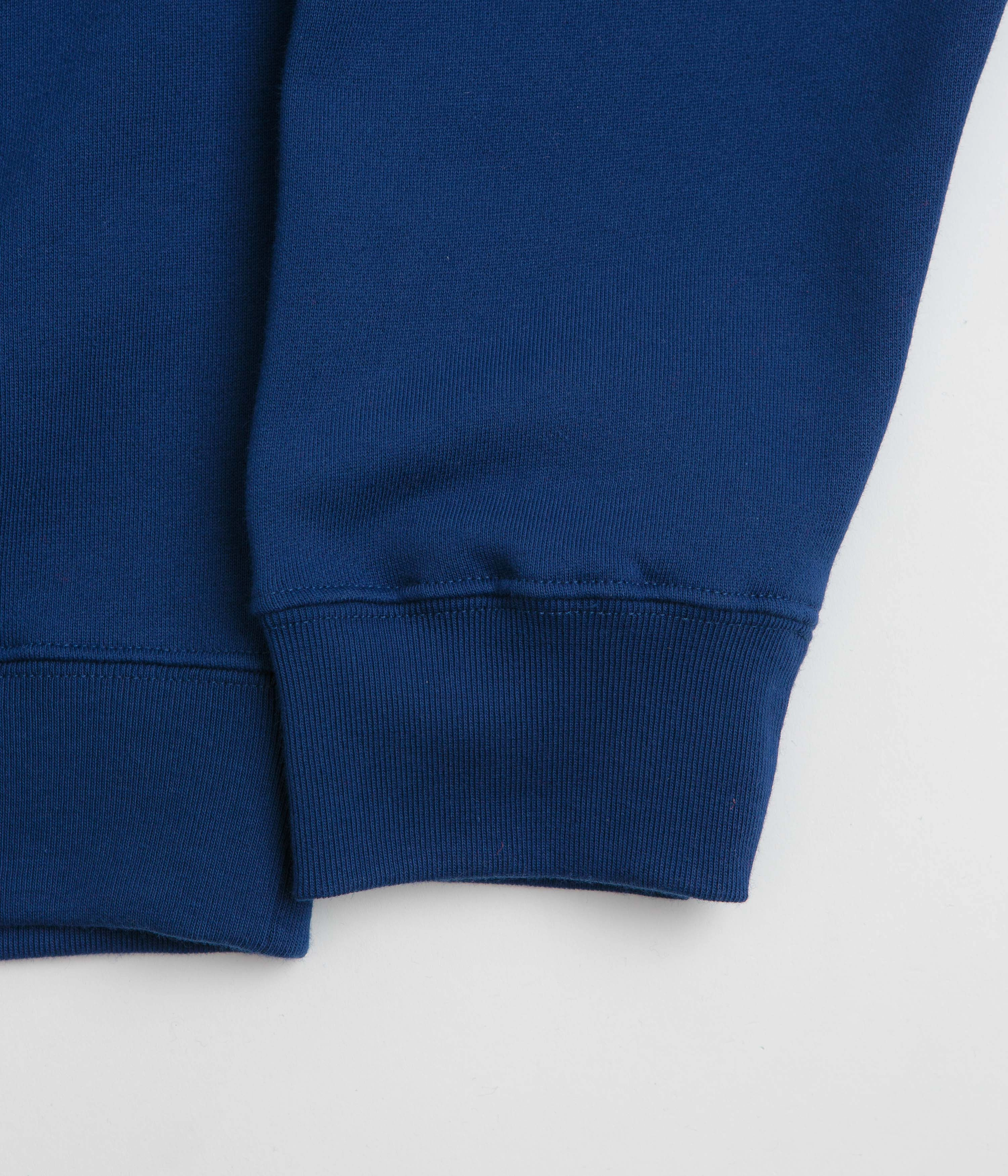 Polar Surf Logo Dave Hoodie - Deep Royal Blue City Sense Classic Street
