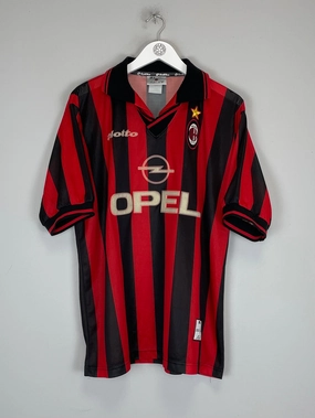 1997/98 AC MILAN HOME SHIRT (L) LOTTO subtle style