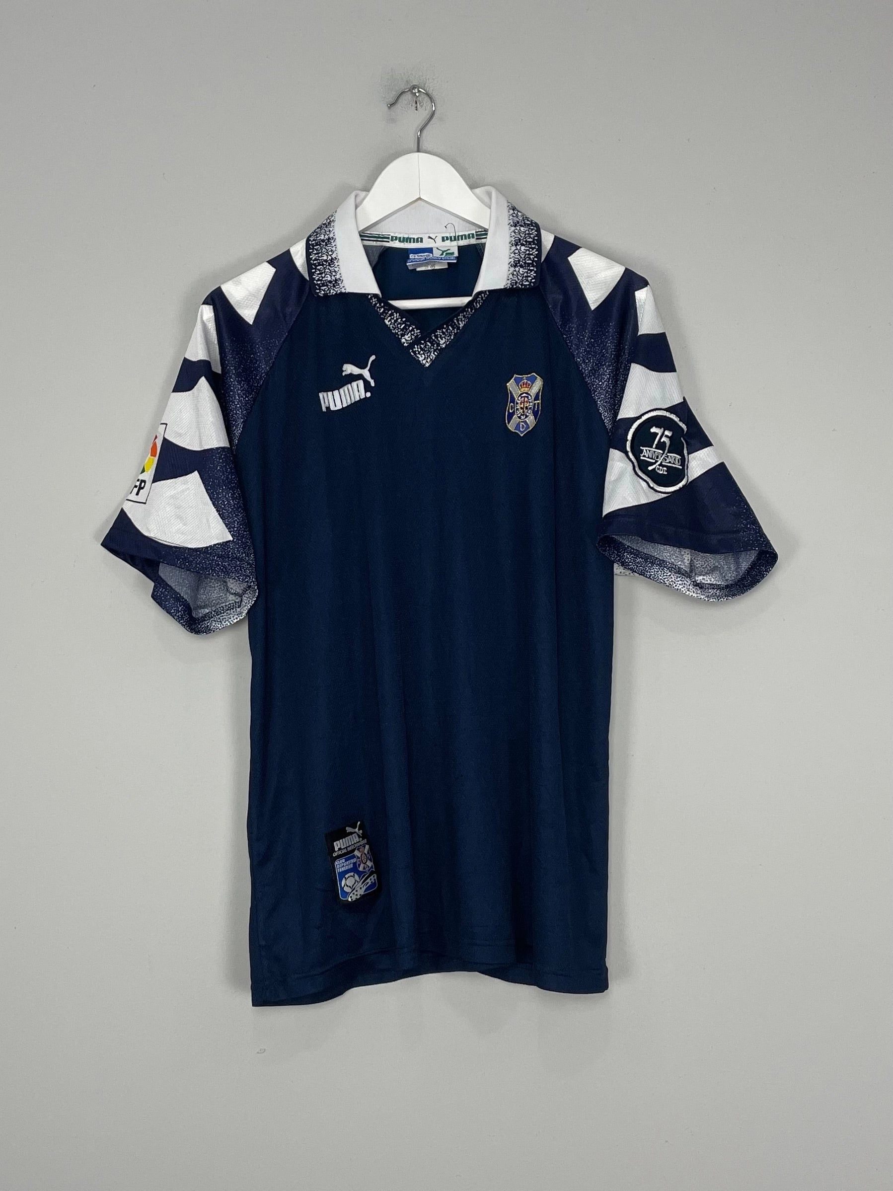 Movement Support Elasticized Cuffs 1997/98 TENERIFE *75 YEARS* AWAY SHIRT (L) PUMA