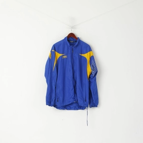 Umbro Men XXL Jacket Blue Activewear Innebandy Full Zipper Full Zipper Sport Top Ergonomic Cut