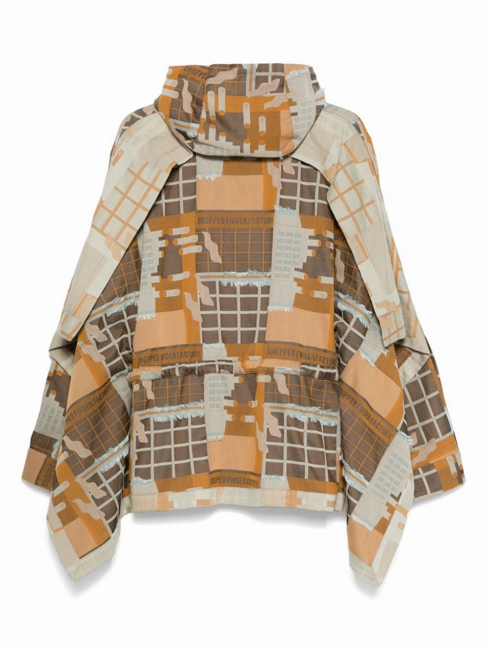 Uncut Short Parka - Spice Finger Factory Stylish Insulation Clock