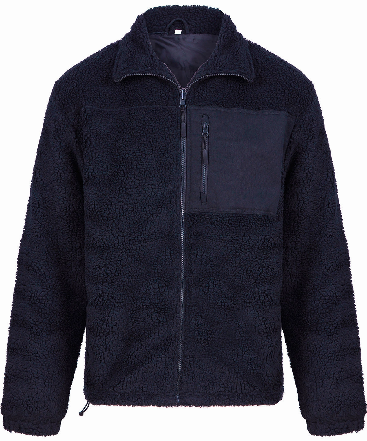 Recycled sherpa fleece | NAVY Comfy Vibe