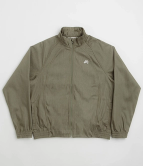 Hardware Nike SB Denim Track Jacket - Medium Olive / White