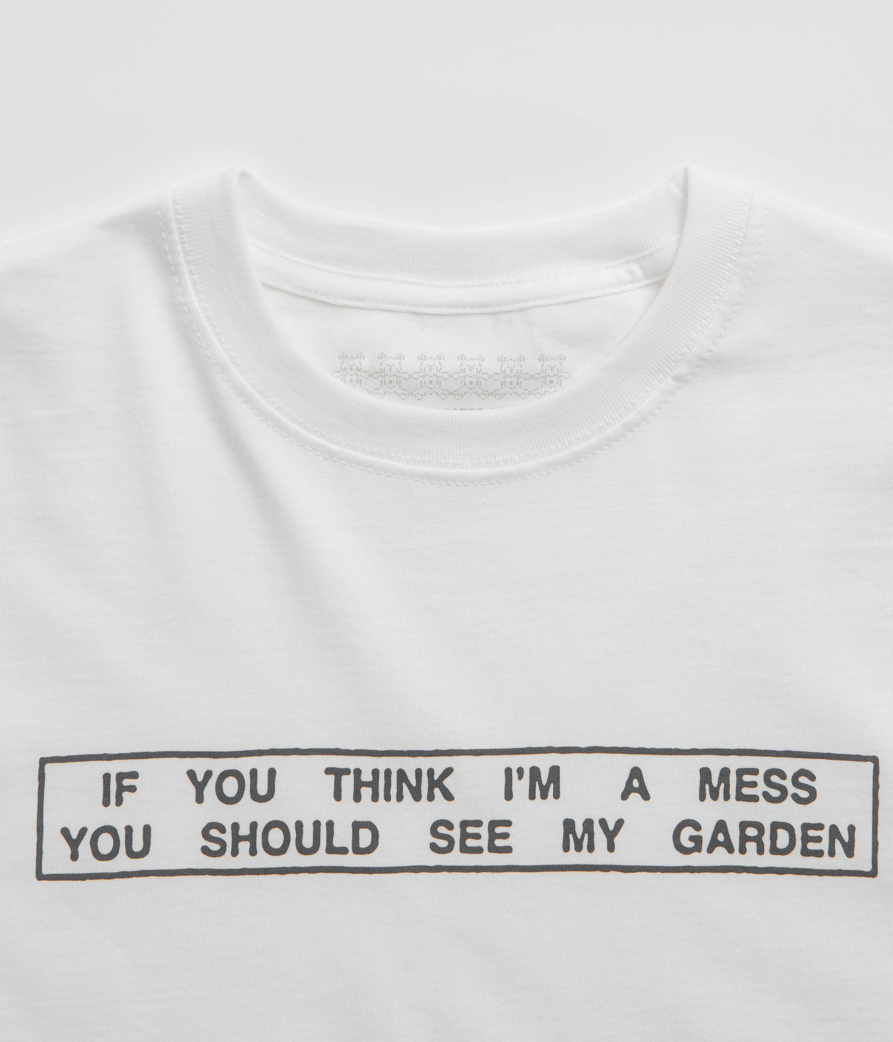 Garden Mess T-Shirt - White Modern Layering