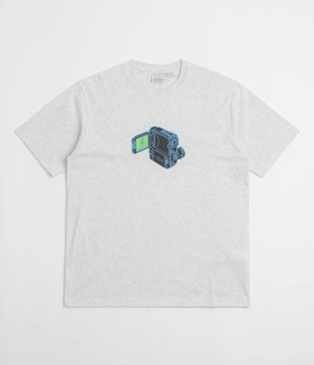 slim fit Side Vent Design Gramicci Camcorder T-Shirt - Heather Ash