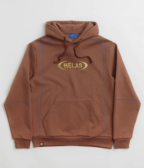 Trendy Style DIY wear Helas Free Hoodie - Brown
