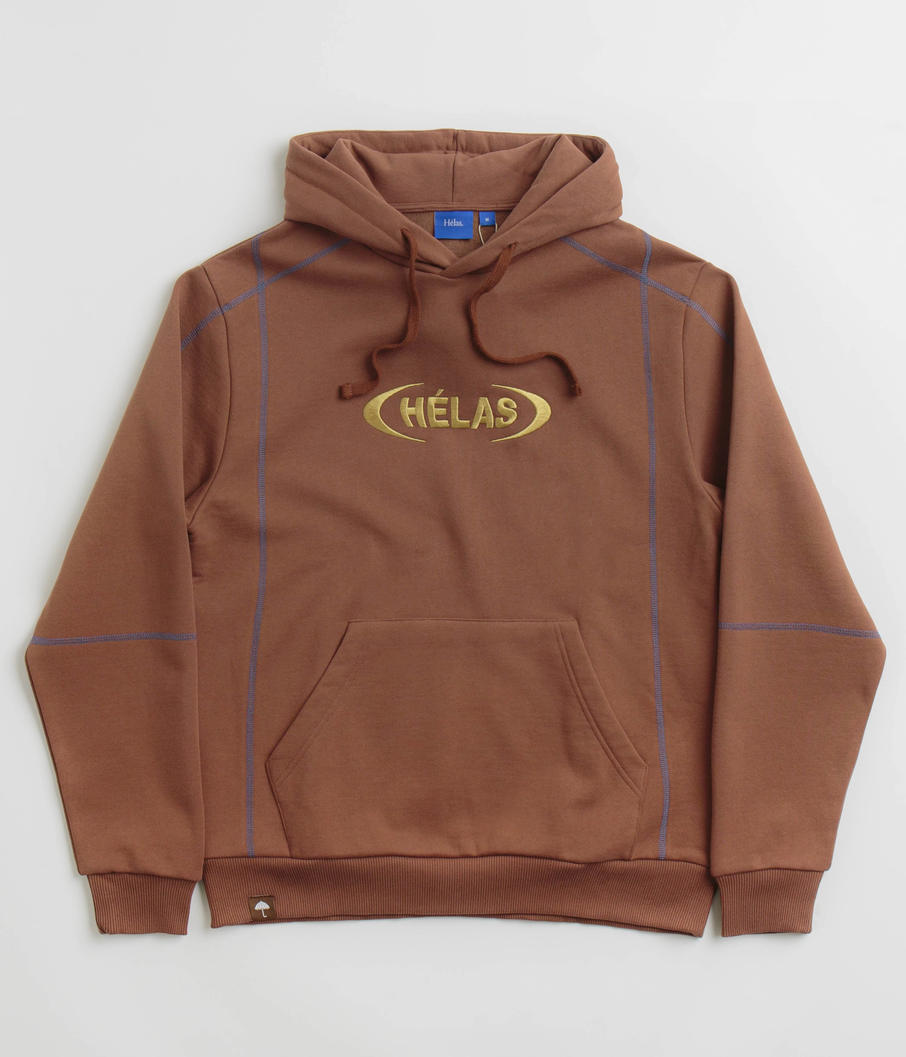 Trendy Style DIY wear Helas Free Hoodie - Brown