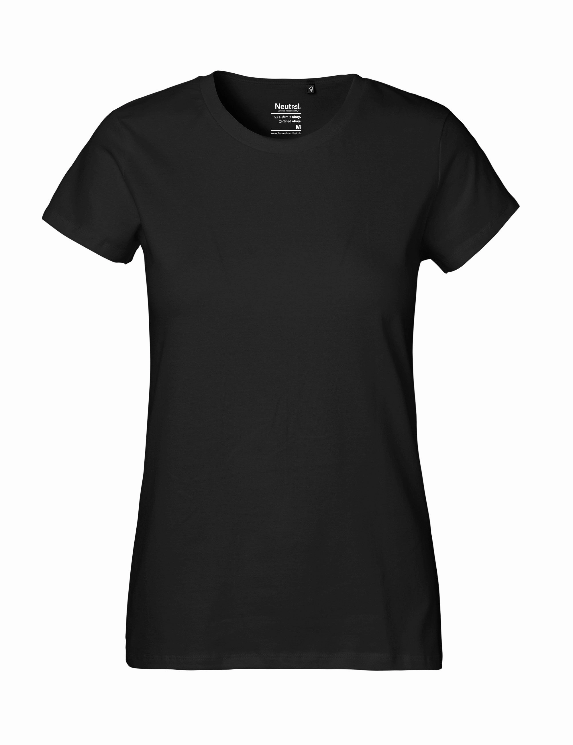 Timeless casual wear Evergreen Neutral Ladies Classic T-Shirt | BLACK