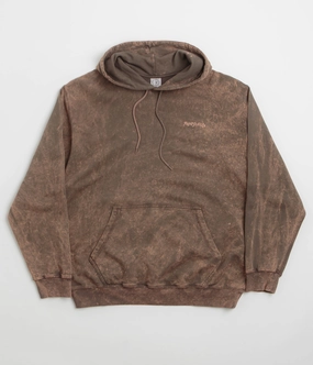 Polar Surf Logo Acid Frank Hoodie - Brown Spider like Street Look