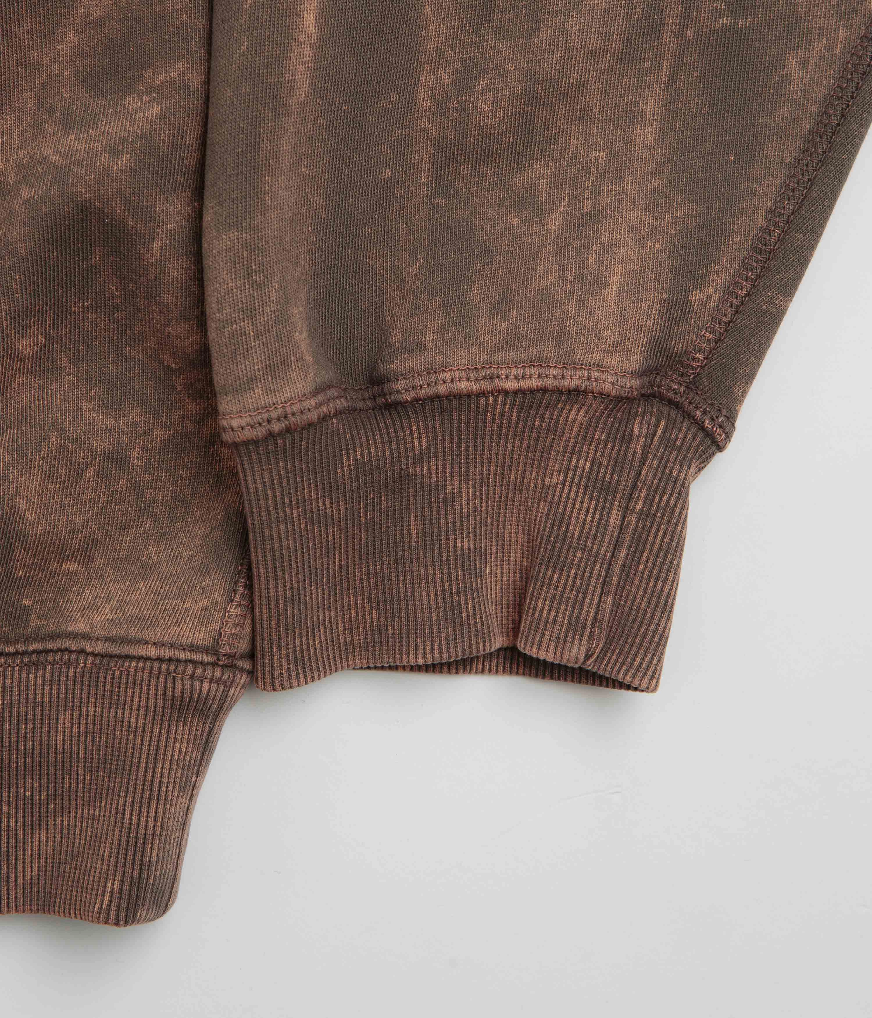 Bold colors Trend Style Polar Surf Logo Acid Frank Hoodie - Brown