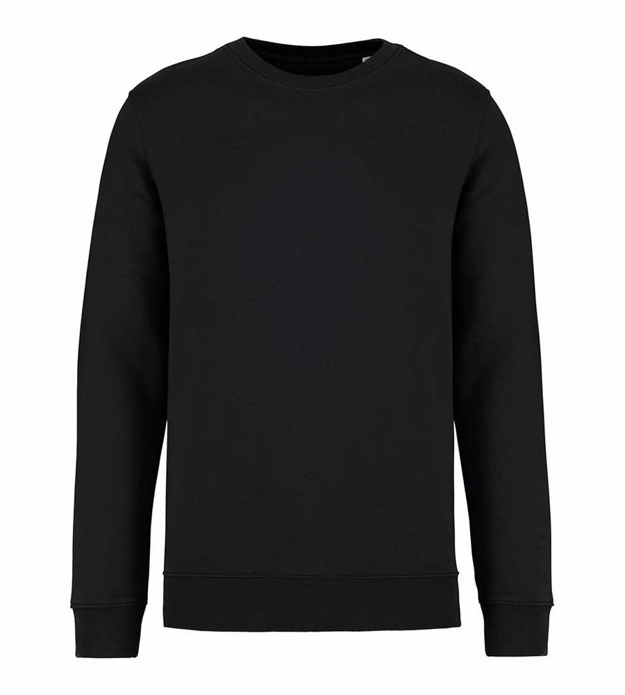 Cold Weather Wear Unisex Crew Neck Sweatshirt | BLACK