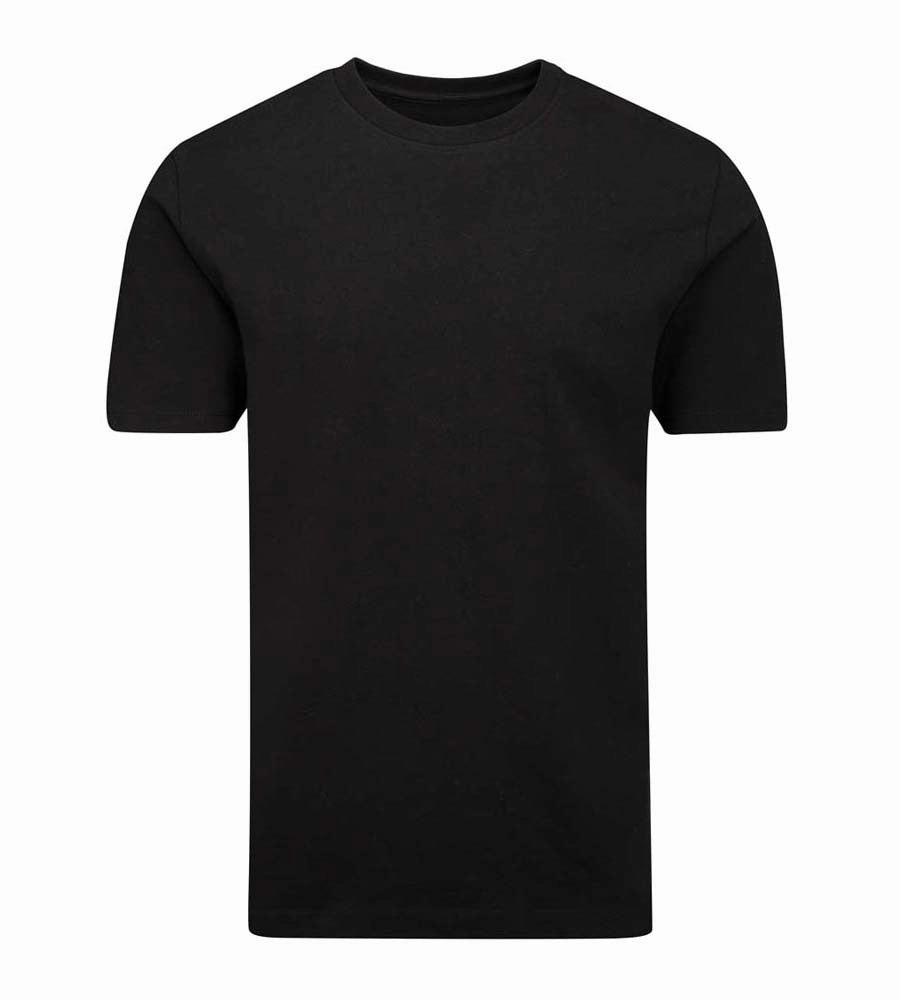 Unisex Essential Heavyweight T-Shirt | BLACK Anti Pill Surface EasyCare Fabric