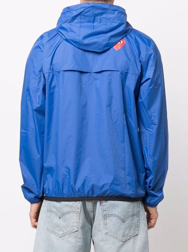 Unisex K-Way Anorak - Blue Notice