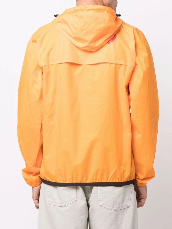 Quiet Fabric Unisex K-Way Anorak - Orange