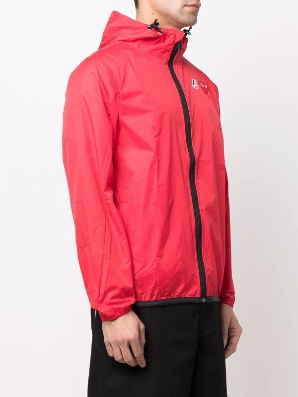 Unisex K-Way Cagoule - Red Non Bulky Insulation