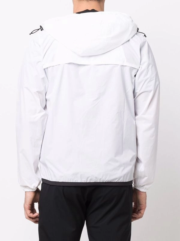 Anti Snag Zipper Pulls Discover Unisex K-Way Cagoule - White