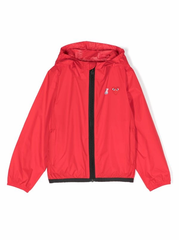 Quiet Fabric Unisex Kids K-Way Cagoule - Red