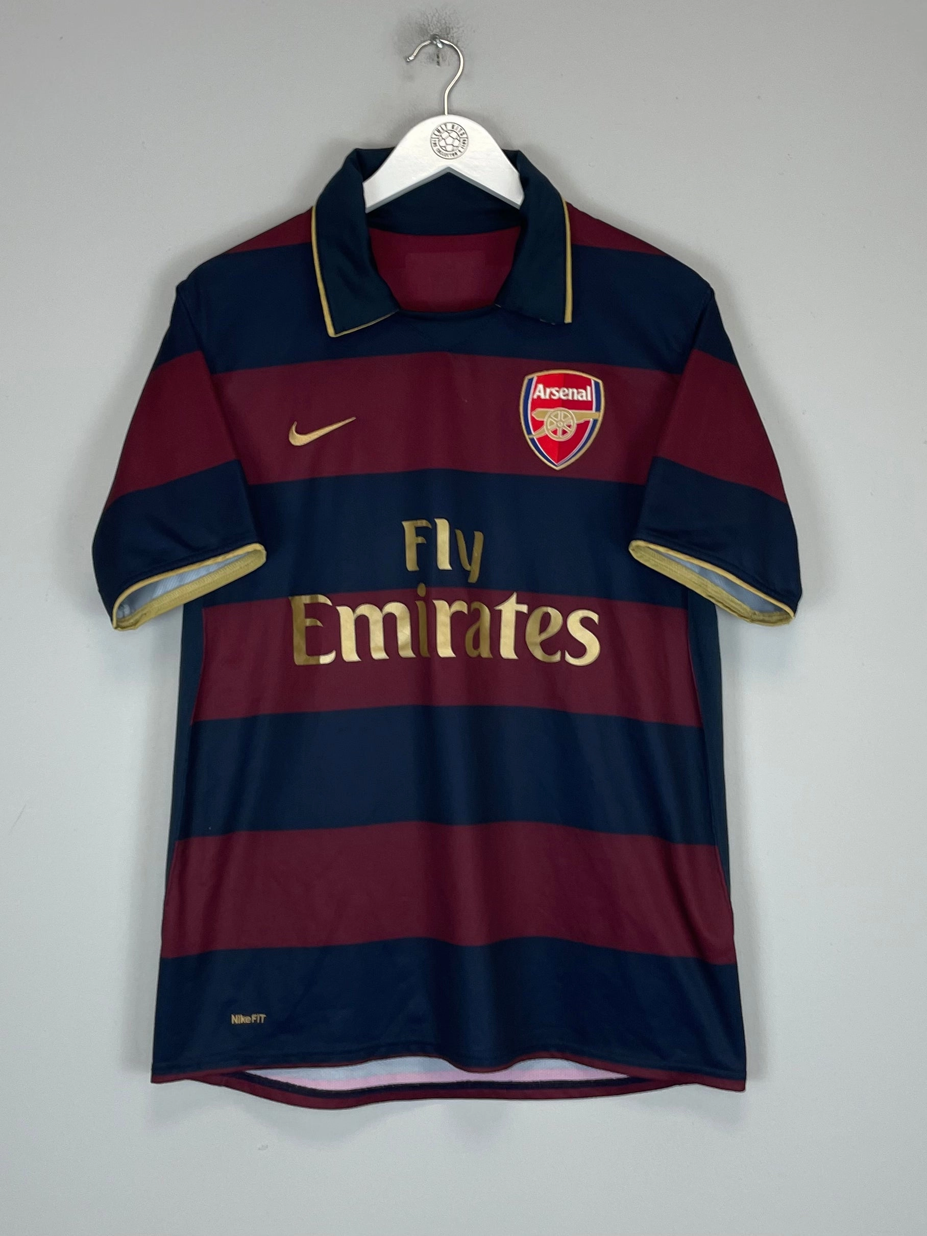 2007/08 ARSENAL THIRD SHIRT (M) NIKE Temperature Regulating Fabric Durable Wicking Channels