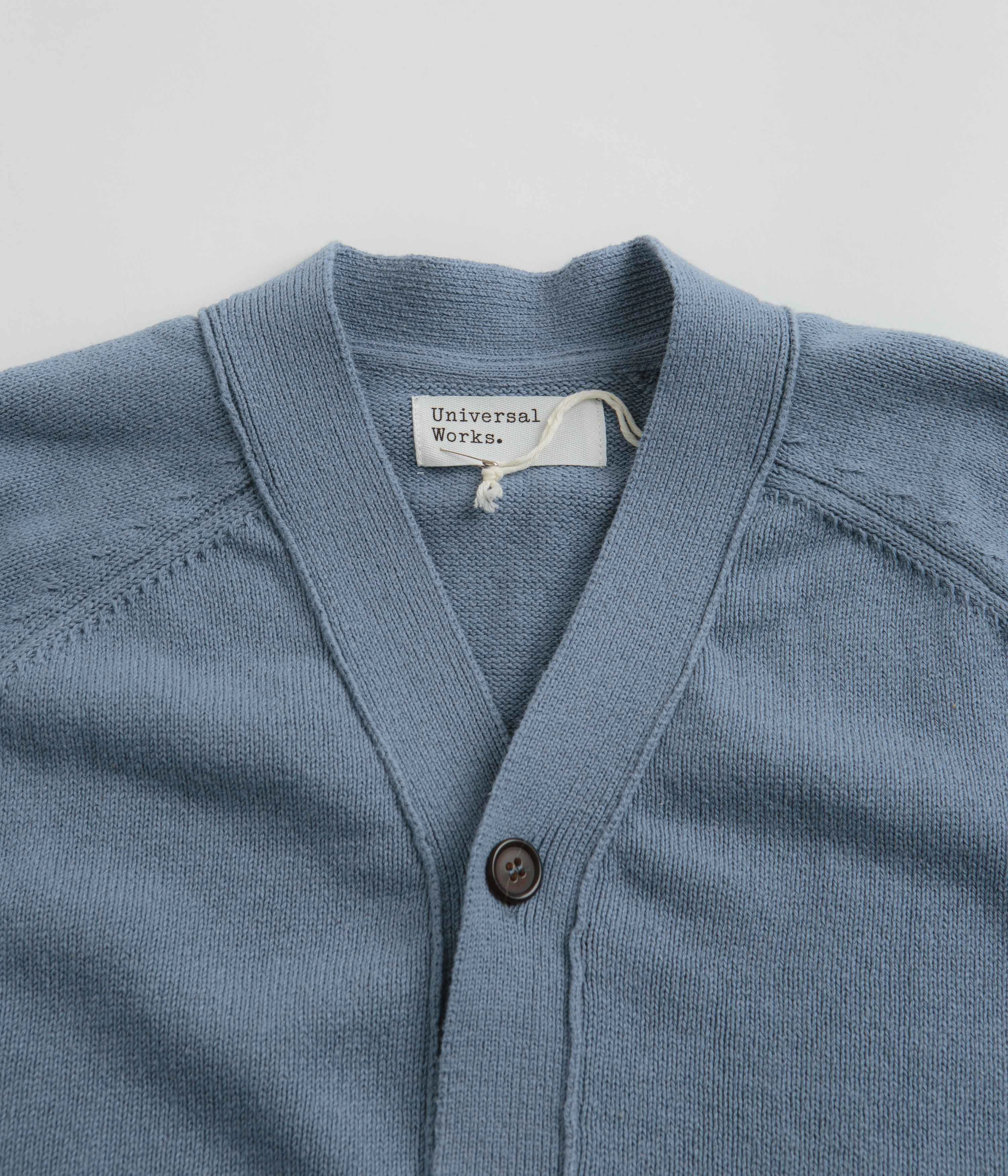 Earth Tones product semi formal appeal Universal Works David Cardigan - Chambray