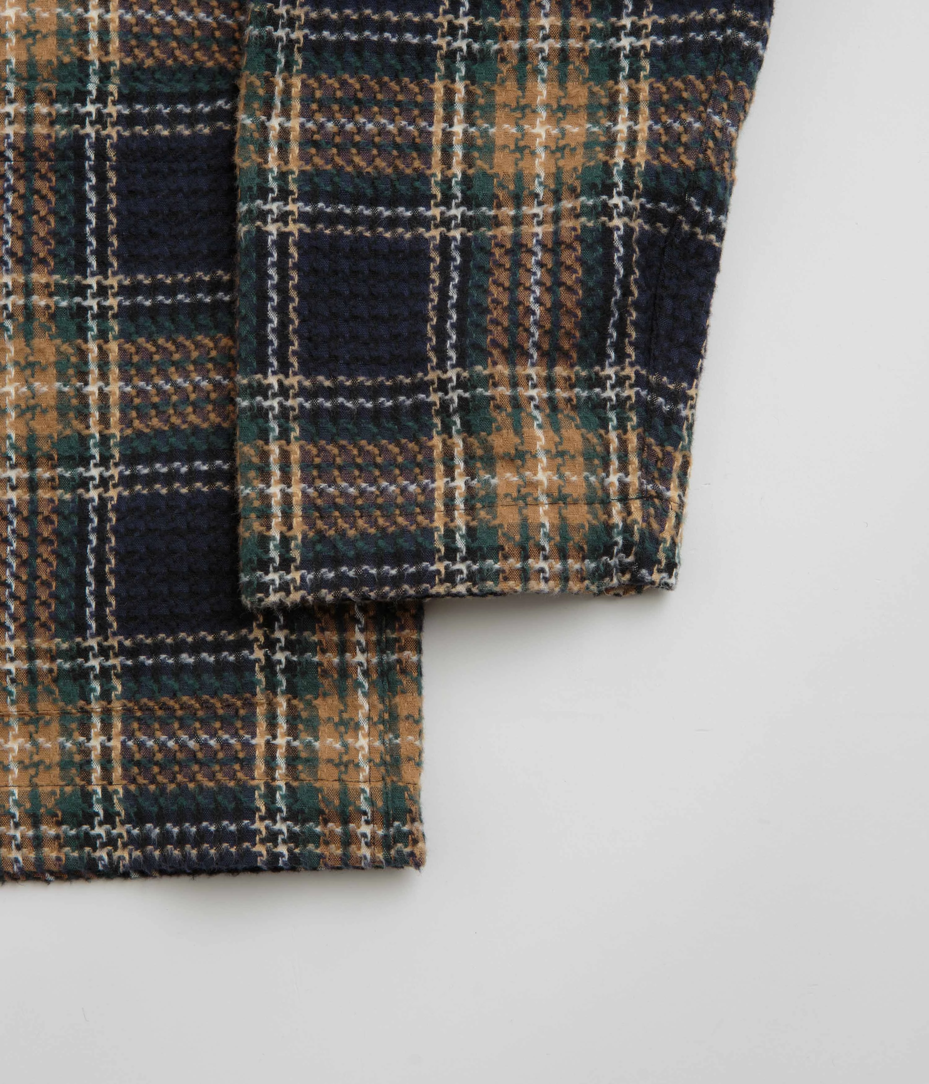 suitable for school uniforms Odor Control Fabric Universal Works Easy Jacket - Navy / Green